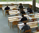 students studying